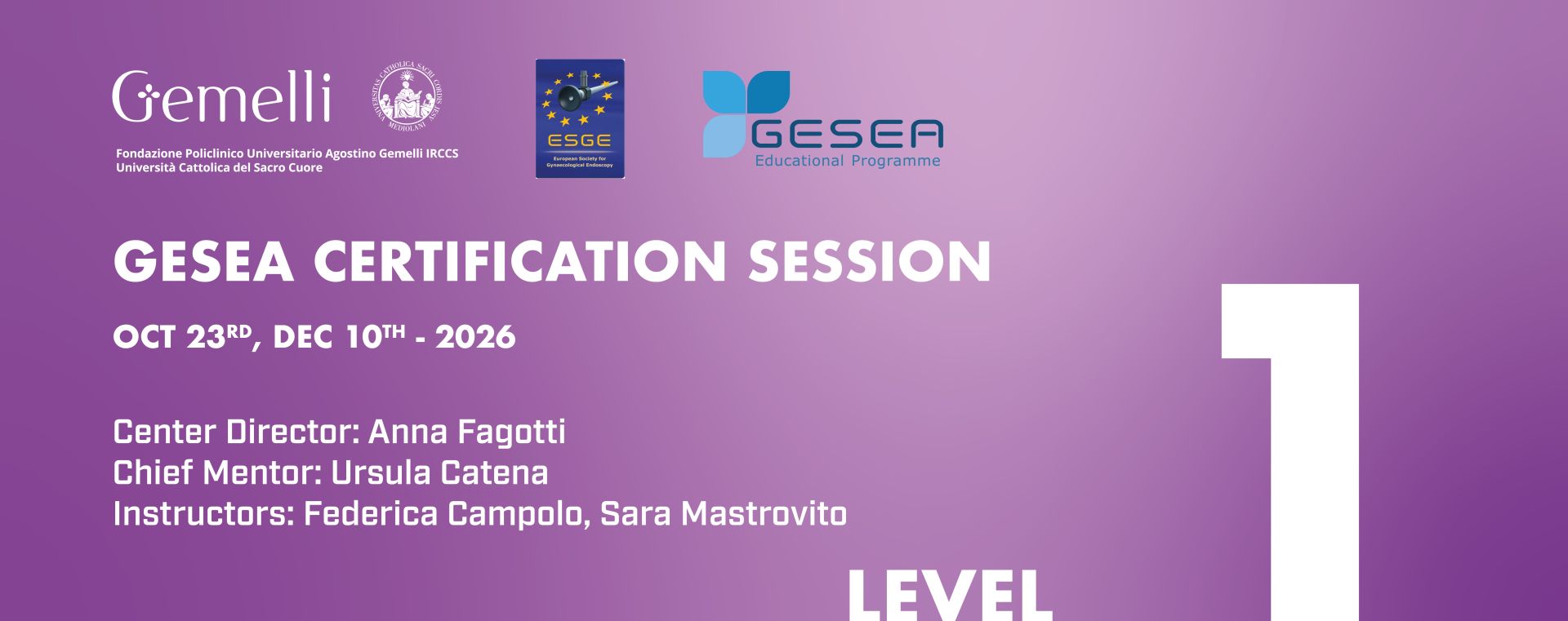 GESEA Certification Level I